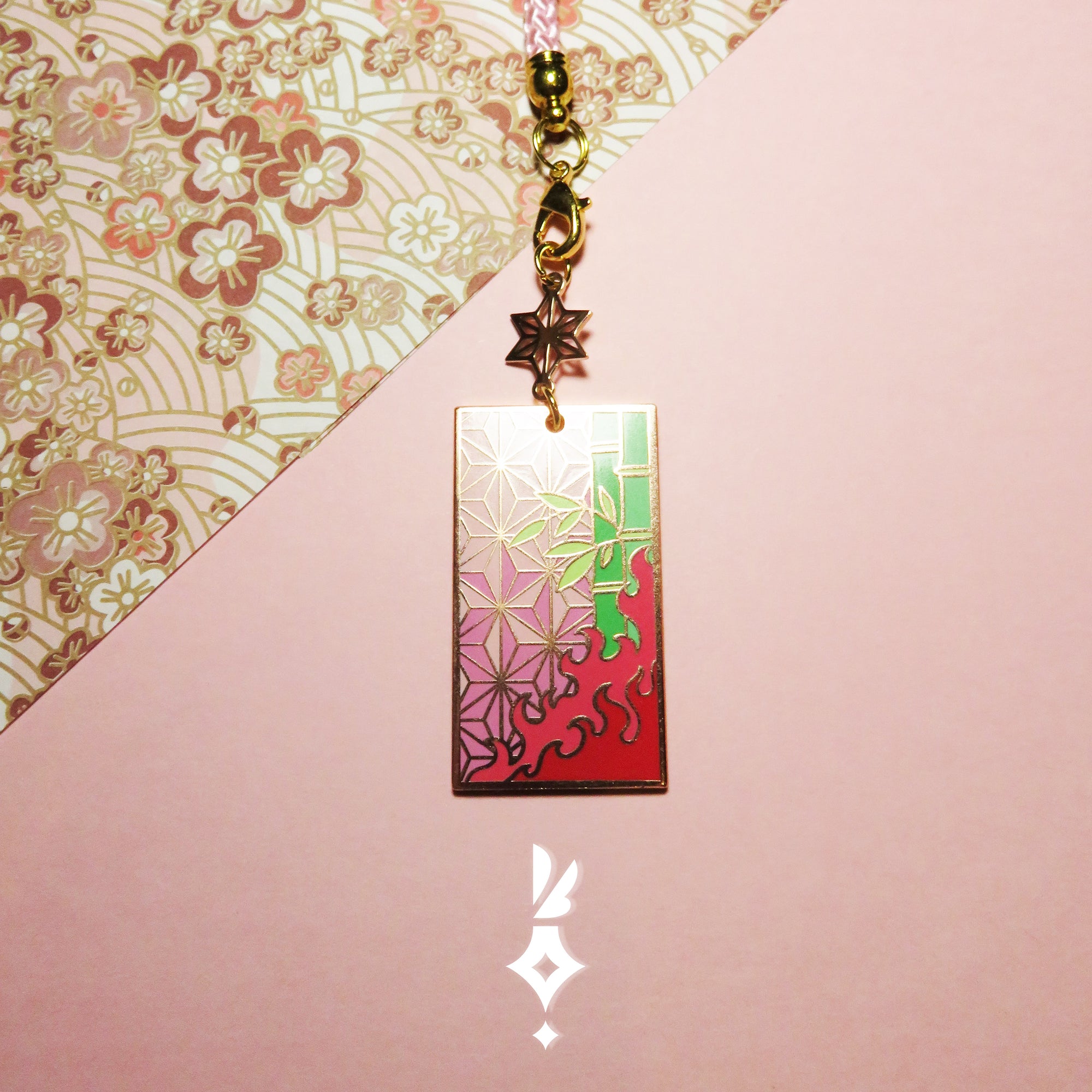 Bamboo Daemon Sister Keychain