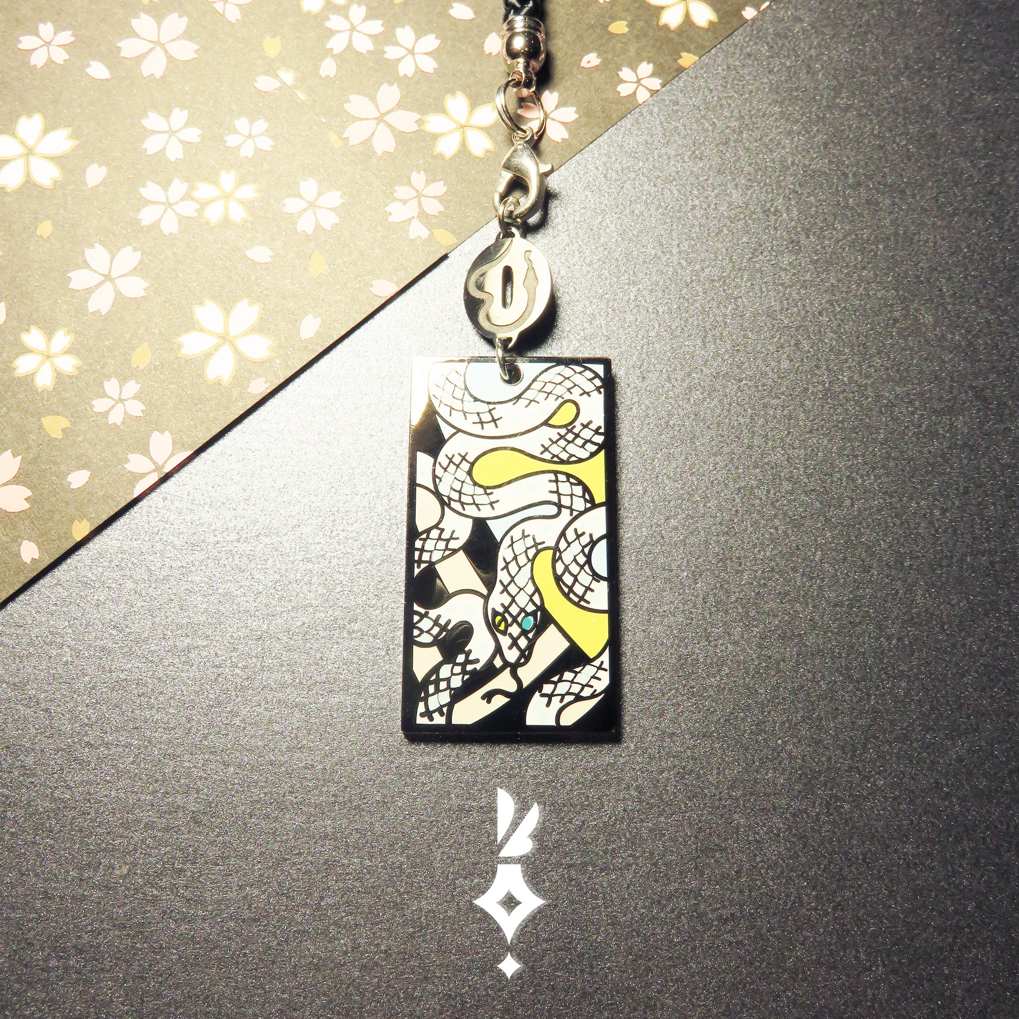 Snake Pillar Keychain