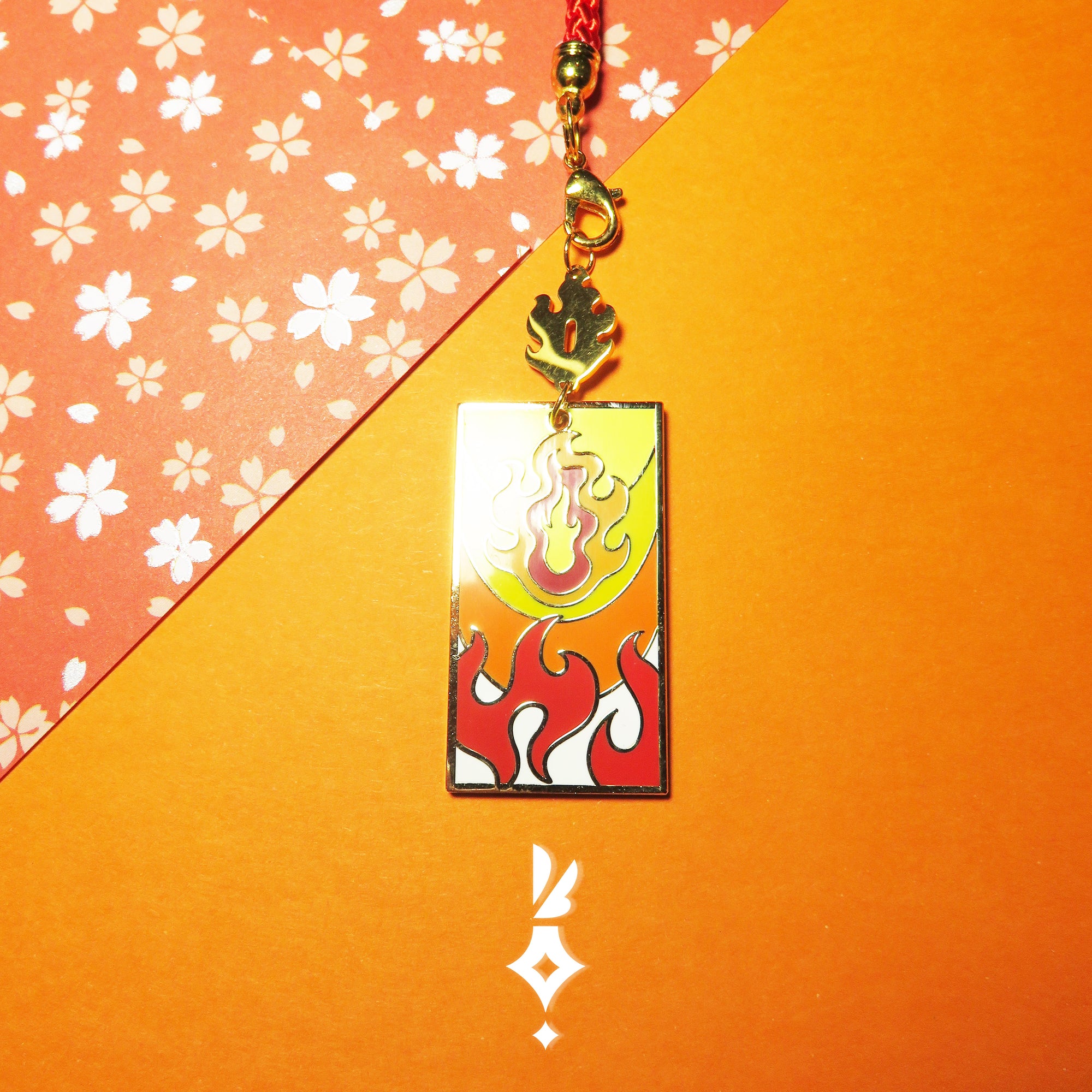 Flame Pillar Keychain