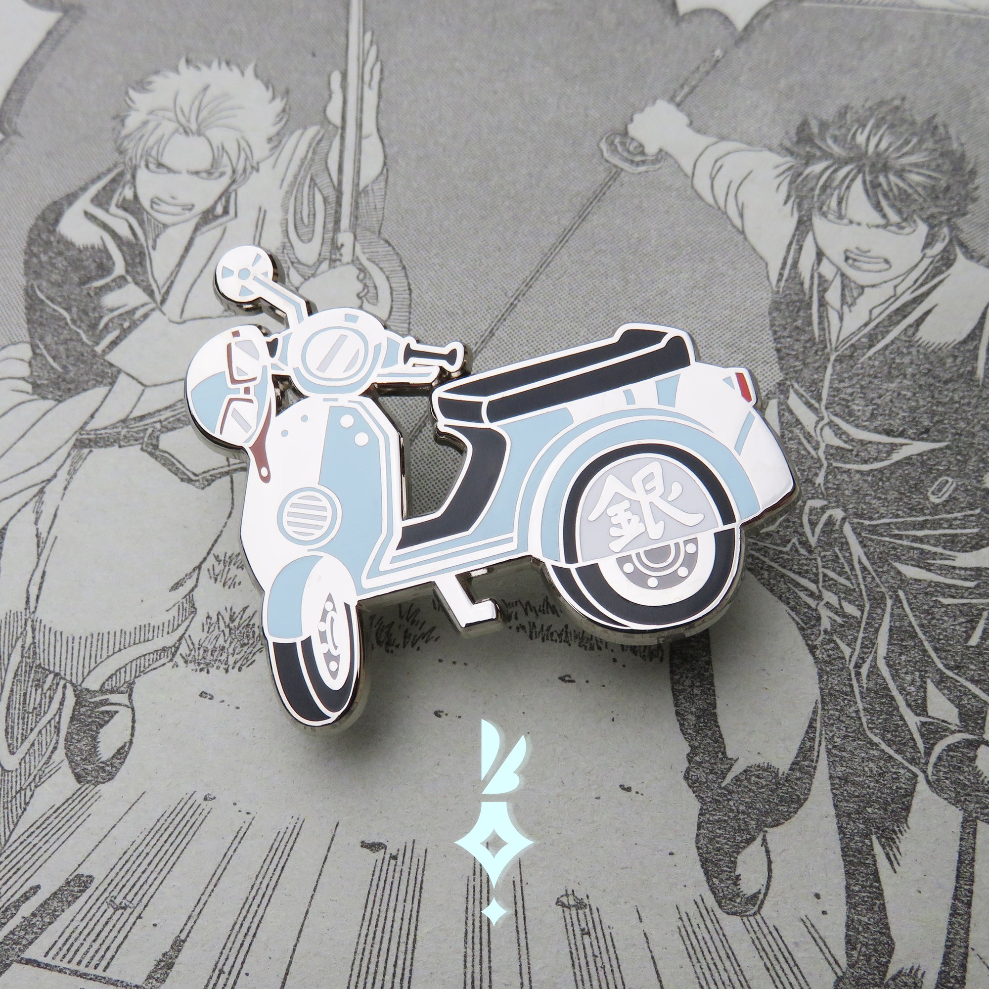 Gintoki's Scooter Pin