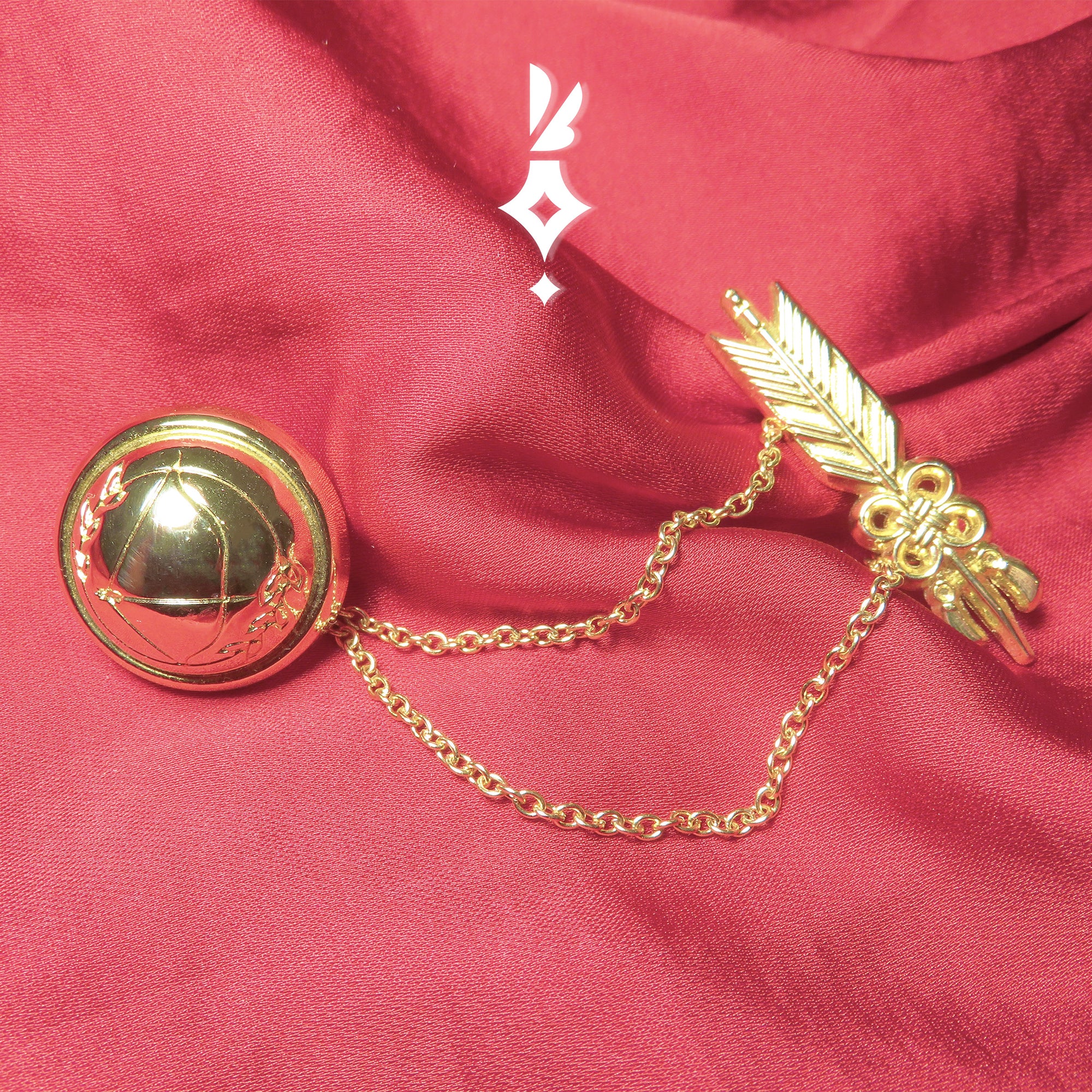 Kyudo Double Pin・Gold