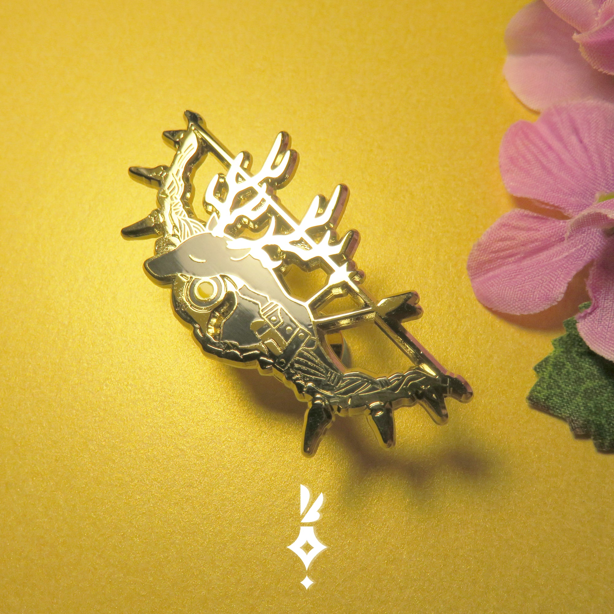 Golden Deer Pin