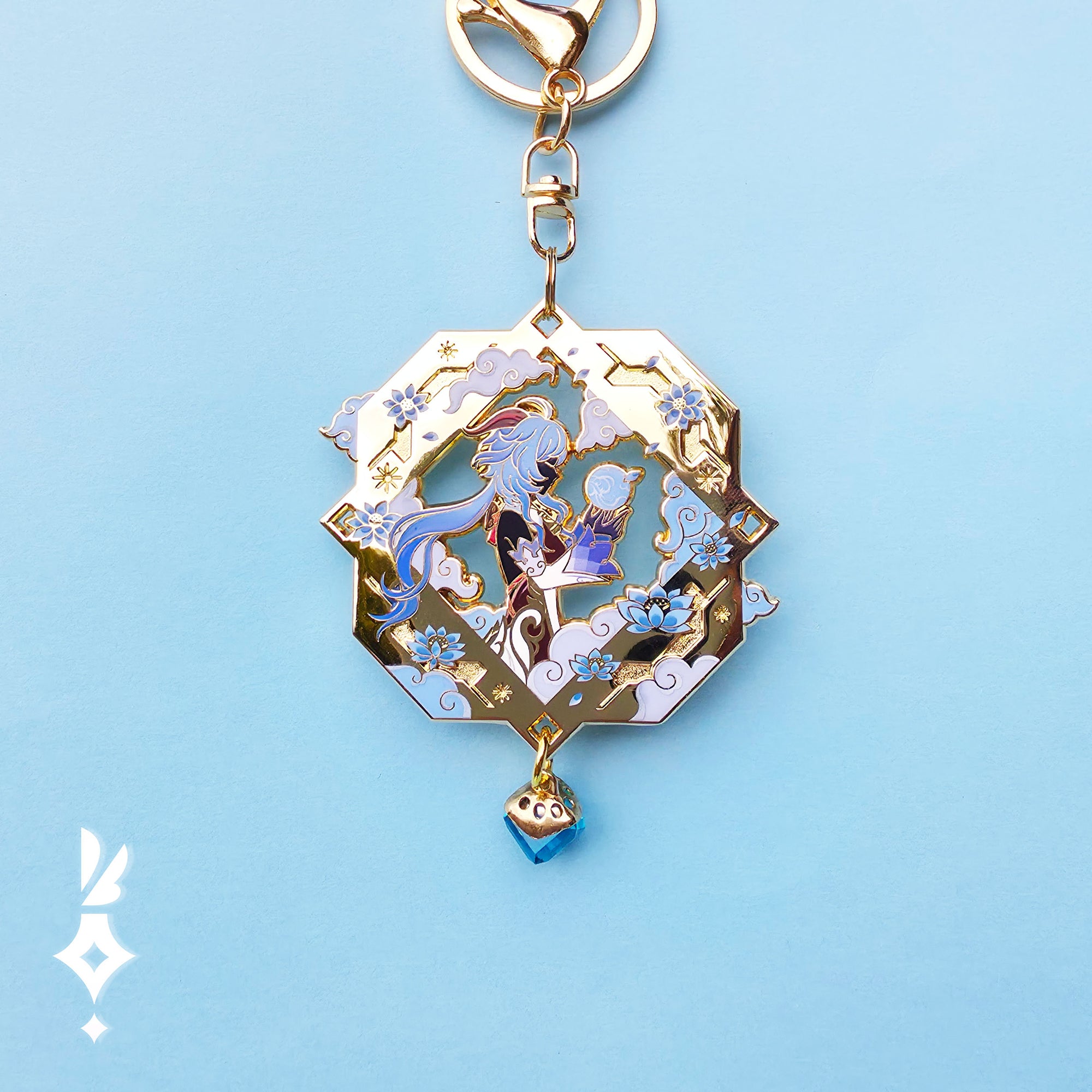 Genshin・Ganyu Vision Pin Keychain