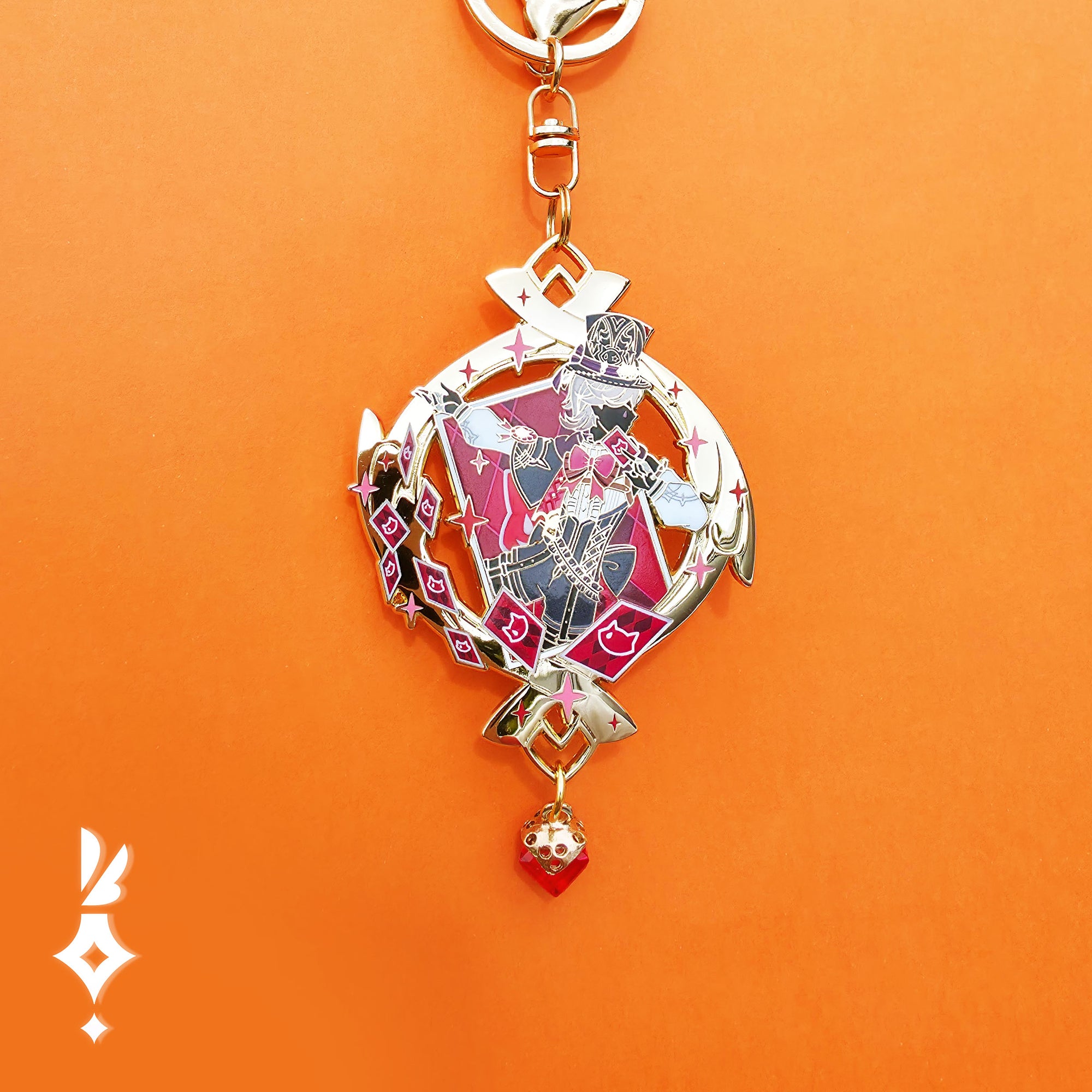 Genshin・Lyney Vision Pin Keychain