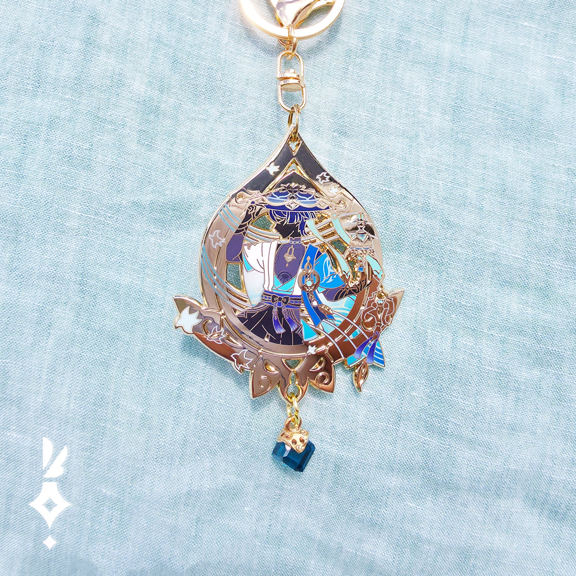 Genshin・Wanderer Vision Pin Keychain