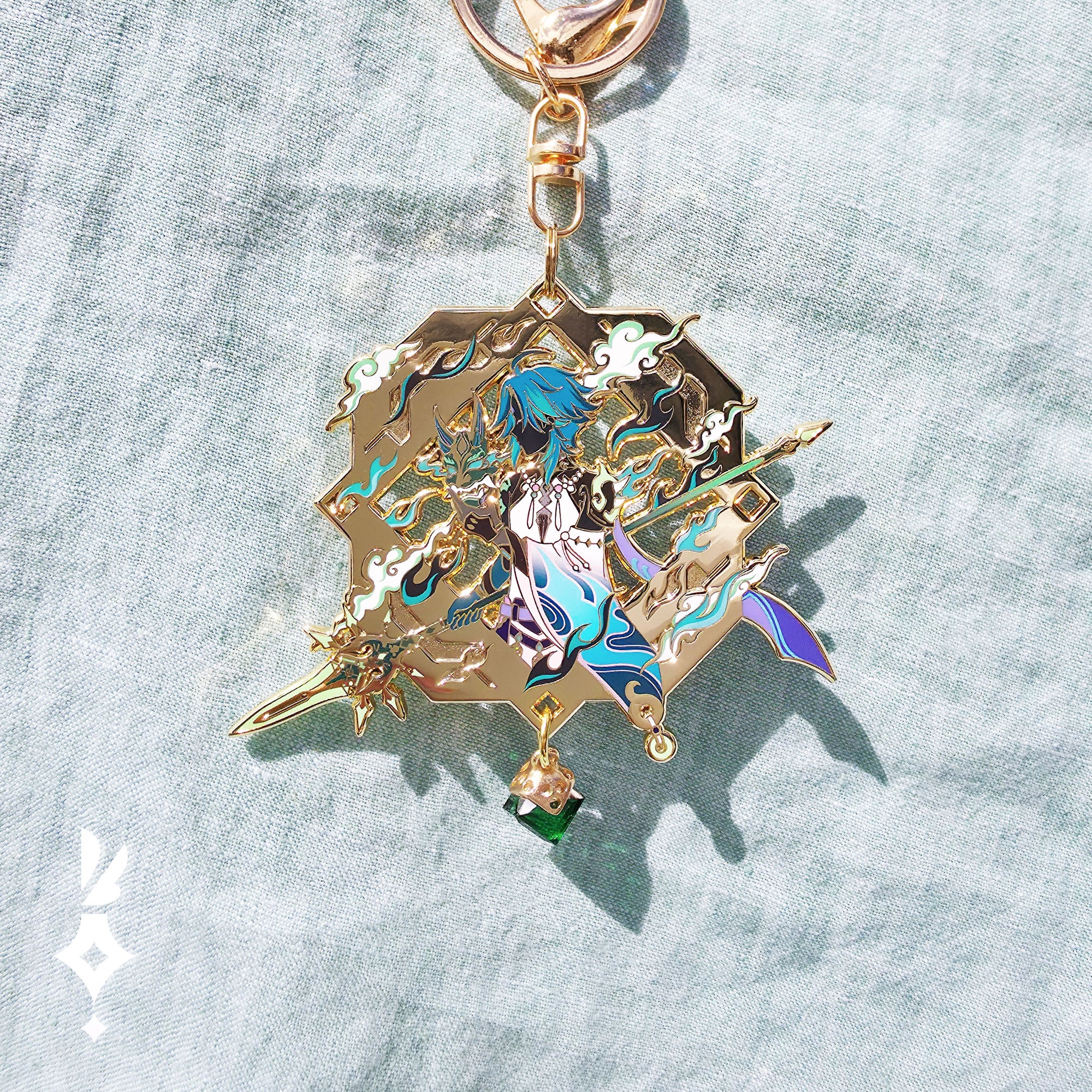Genshin・Xiao Vision Pin Keychain